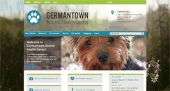 Desktop Screenshot of germantownanimalhealth.com
